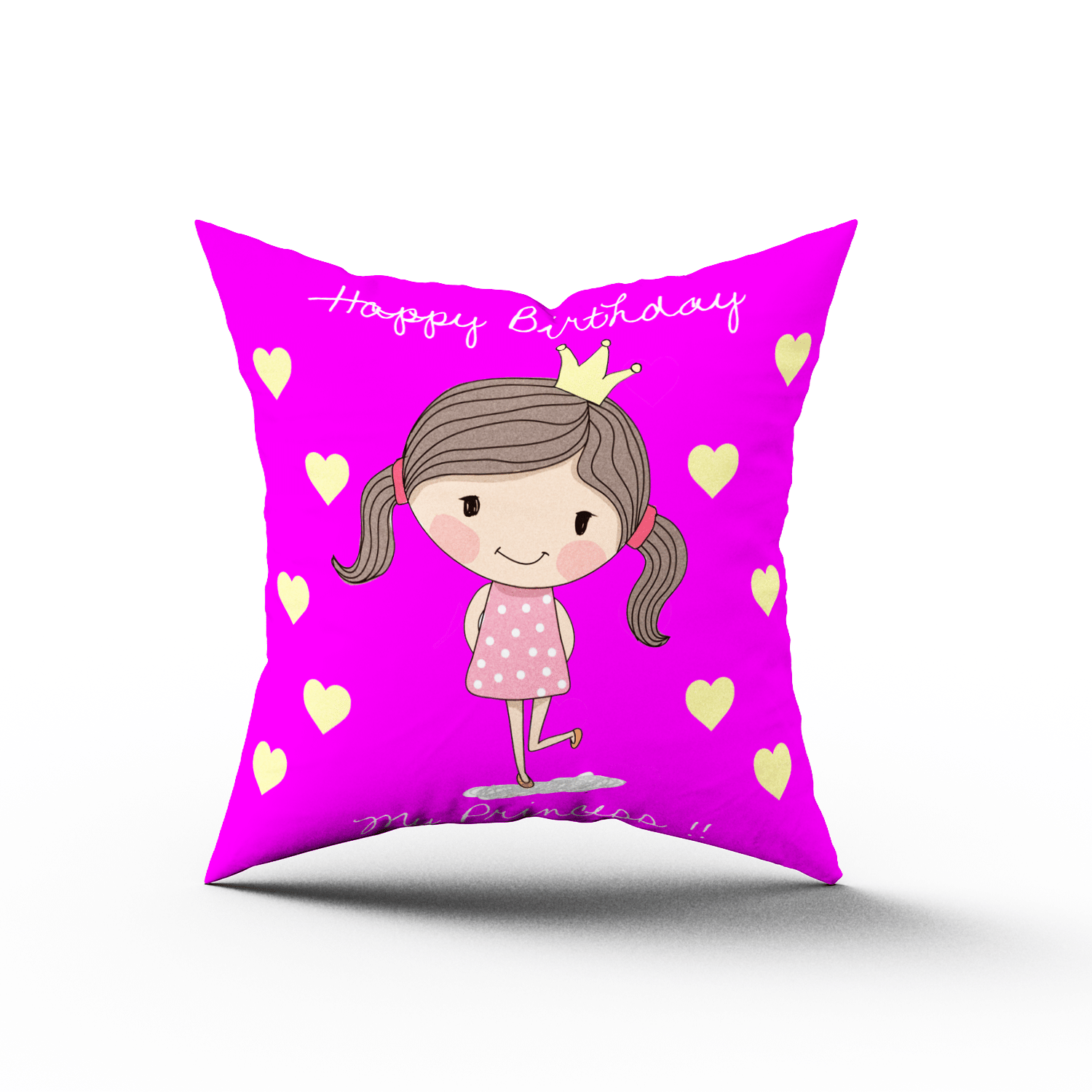     			Ros - Multicolor Polyester Gifting Printed Cushion