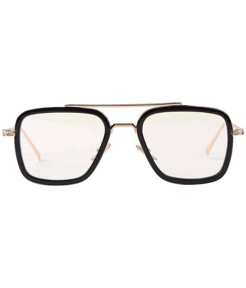 Kanny Devis - Gold Rectangular Sunglasses ( Pack of 1 ) Kanny Devis - Gold Rectangular Sunglasses ( Pack of 1 )