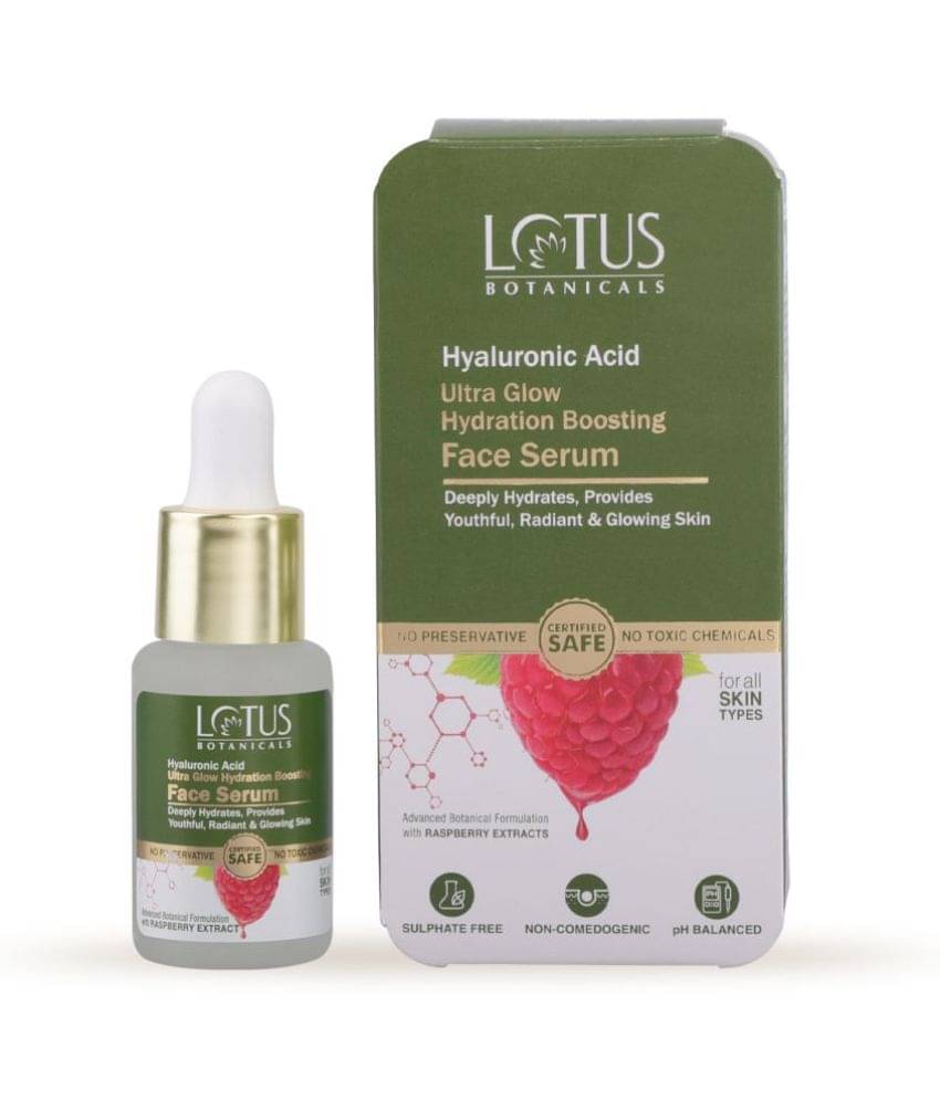 Lotus Botanicals Hyaluronic Acid Ultra Glow Hydration Boosting Face Serum 14ml Lotus Botanicals Hyaluronic Acid Ultra Glow Hydration Boosting Face Serum 14ml