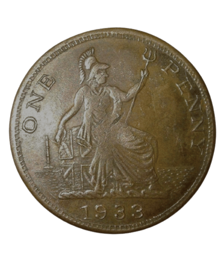 Sanjay Online Store - ONE PENNY VICTORIA D.G.1933 COPPER COIN 1 Numismatic Coins Sanjay Online Store - ONE PENNY VICTORIA D.G.1933 COPPER COIN 1 Numismatic Coins