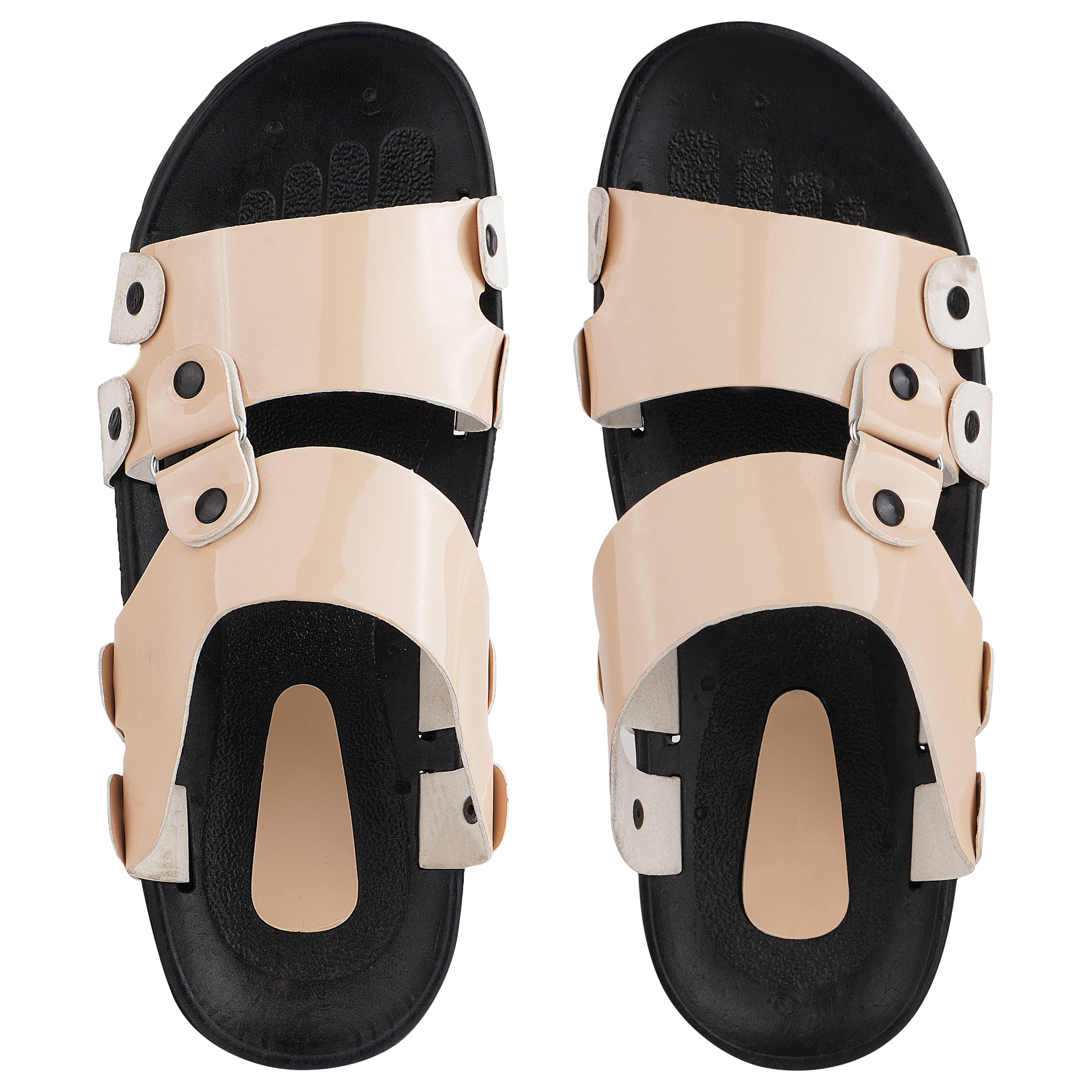     			Secritas - Cream Men's Slide Flip Flop