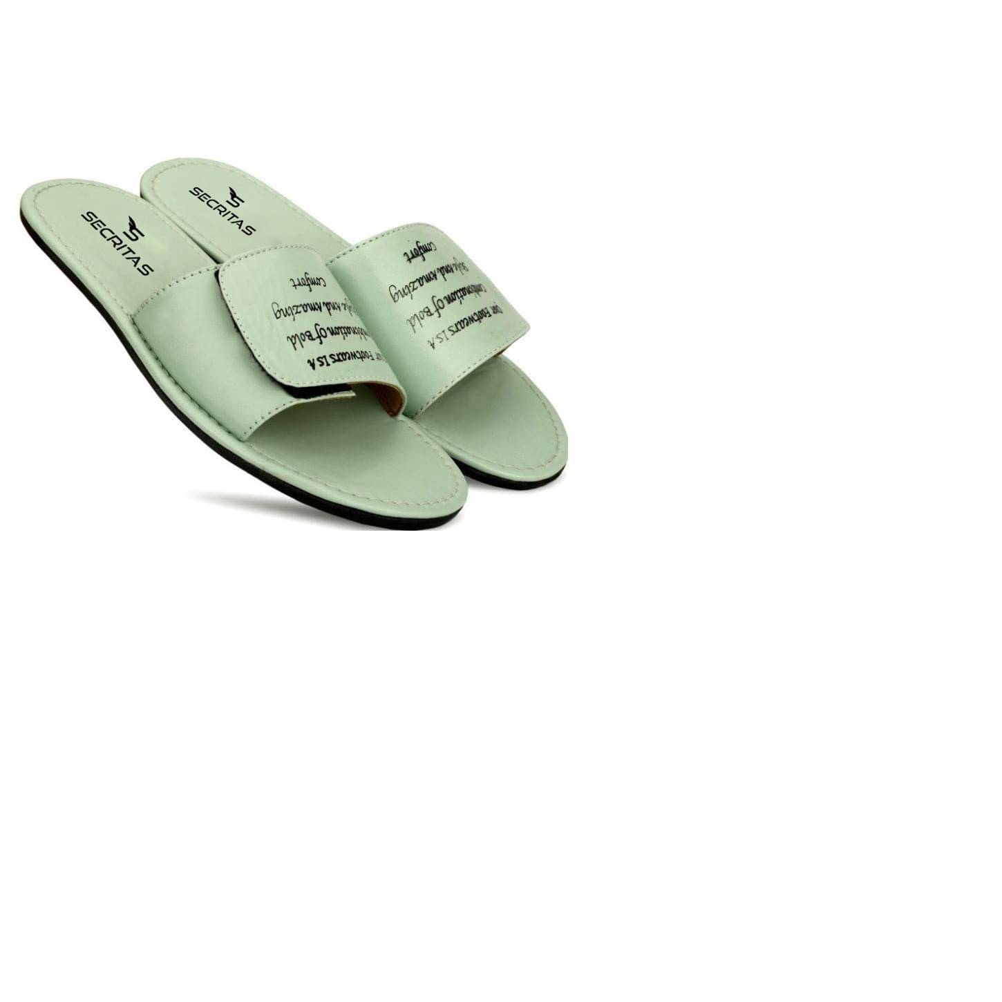     			Secritas - Green Men's Slide Flip Flop