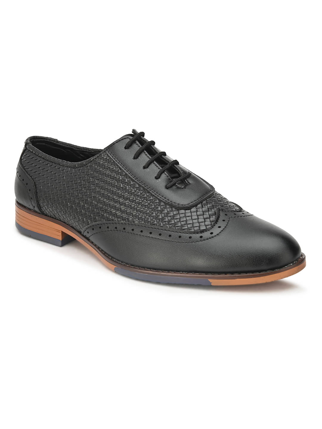 Sir Corbett - Black Men's Brogue Formal Shoes - Formal Shoes | Buy online on ZillyBuy