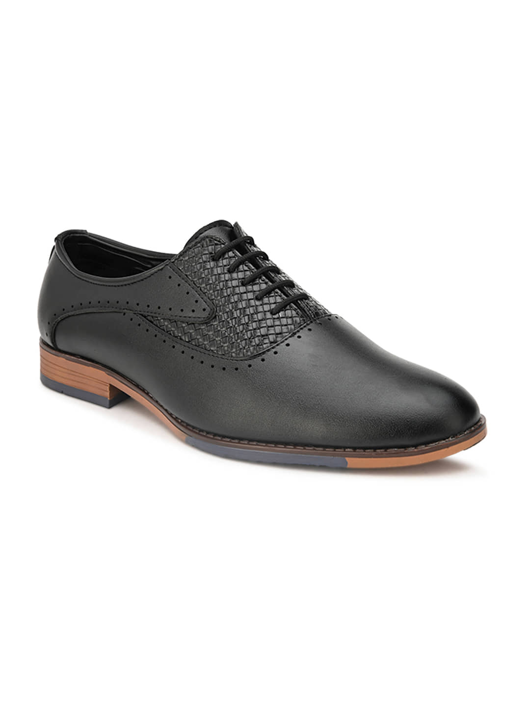 Sir Corbett - Black Men's Brogue Formal Shoes - Formal Shoes | Buy online on ZillyBuy