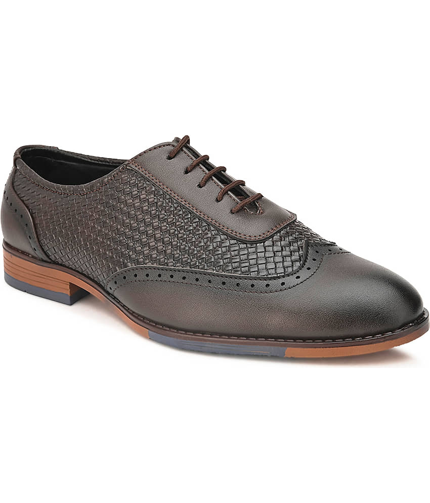 Sir Corbett - Brown Men's Brogue Formal Shoes - Formal Shoes | Buy online on ZillyBuy