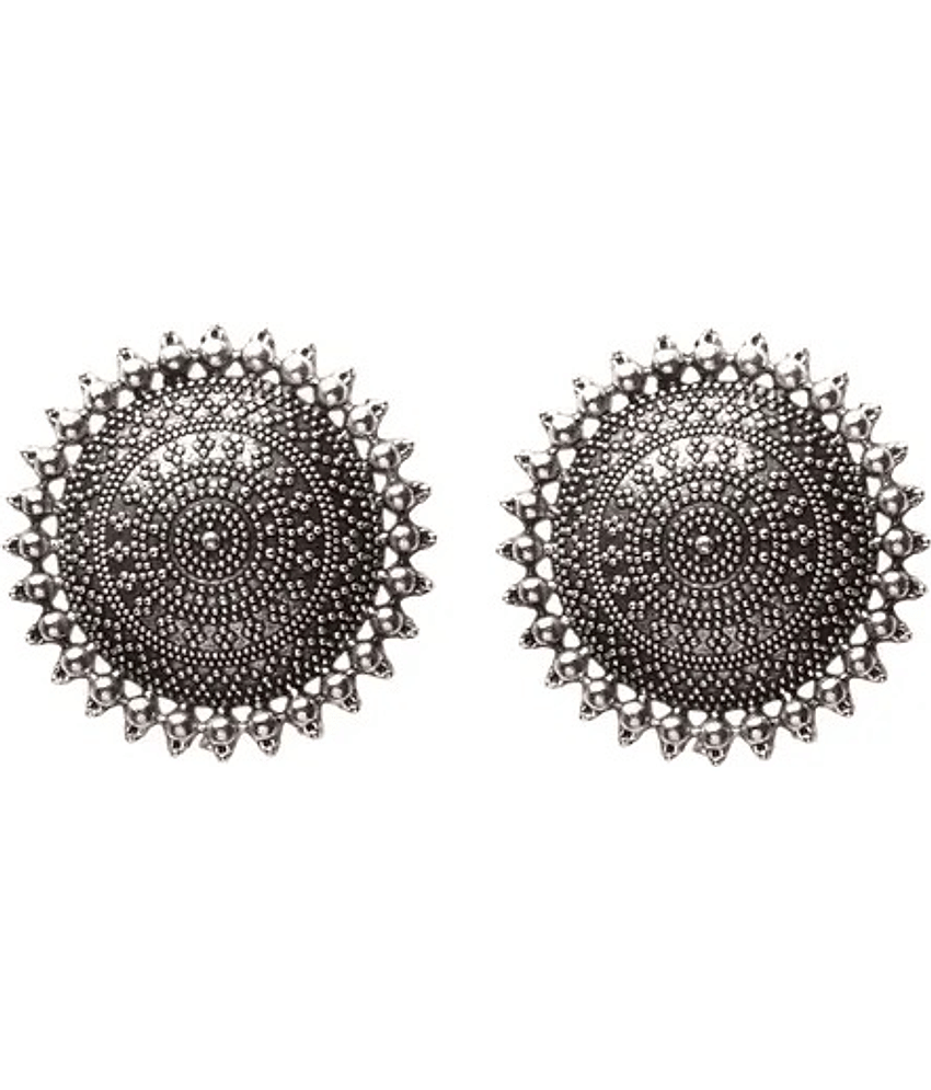 Sunhari Jewels - Black Stud Earrings ( Pack of 1 ) - Earrings | Buy online on ZillyBuy