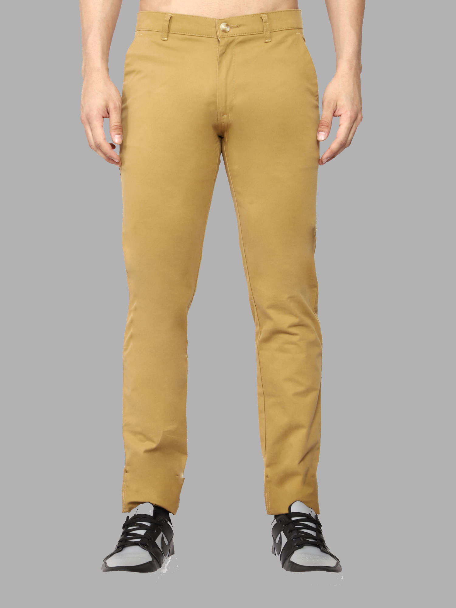     			JB JUST BLACK Khaki Regular Chinos ( Pack of 1 )