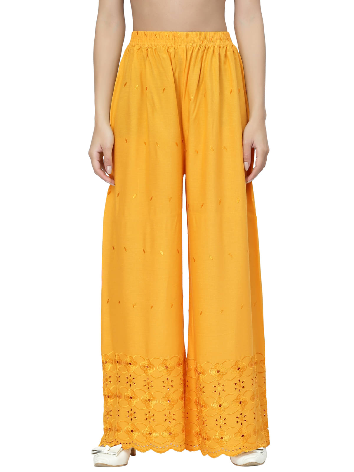     			Anekaant - Mustard Cotton Blend Women's Churidar ( Pack of 1 )