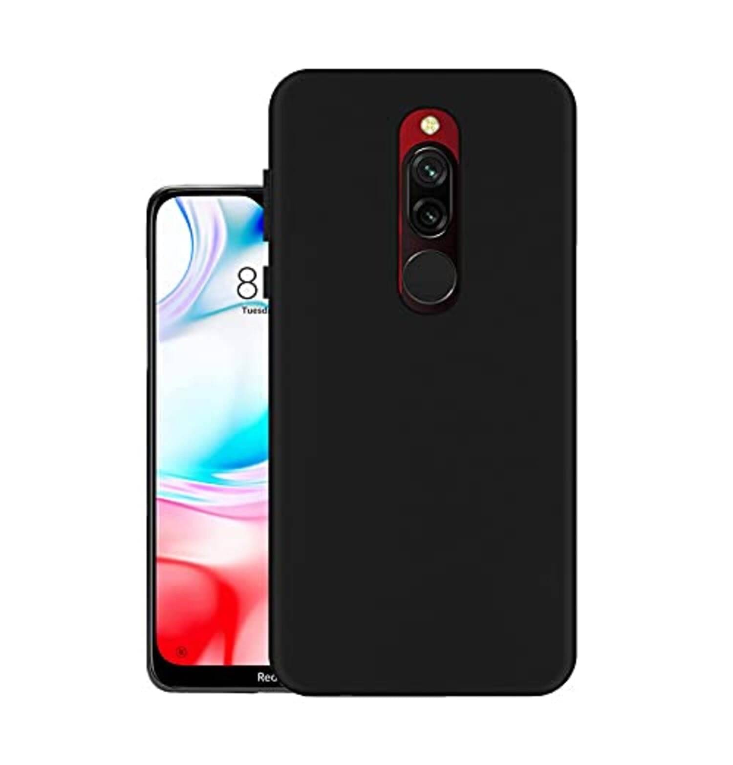 BEING STYLISH - Black Silicon Plain Cases Compatible For Xiaomi Redmi 8 ( Pack of 1 )     			BEING STYLISH - Black Silicon Plain Cases Compatible For Xiaomi Redmi 8 ( Pack of 1 )