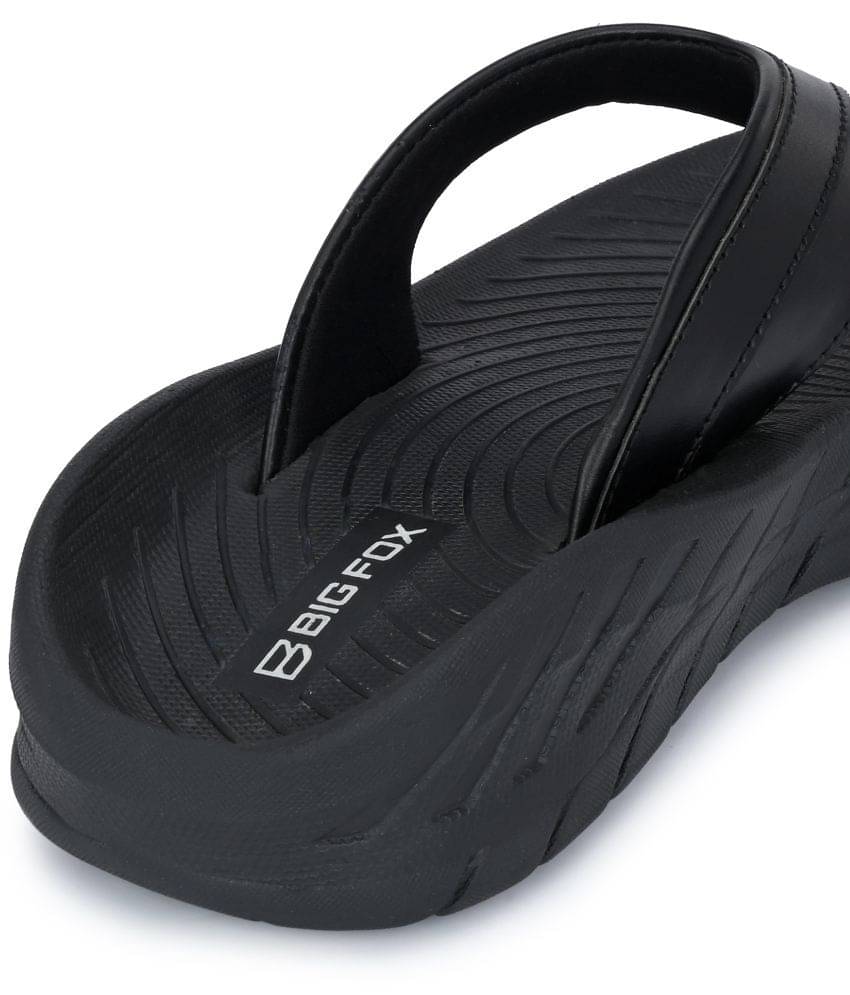 Big Fox - Black Men's Thong Flip Flop - Image 5