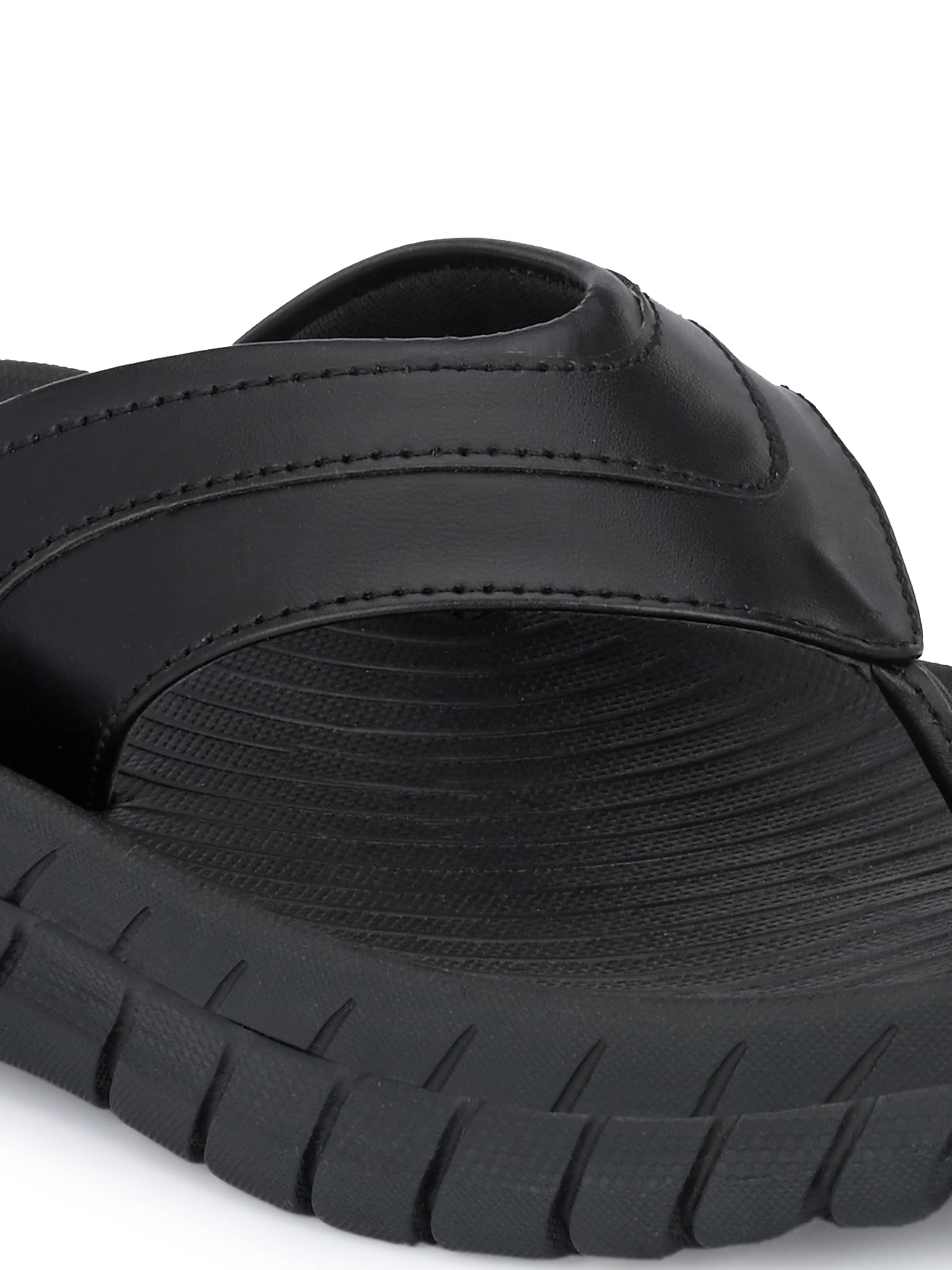Big Fox - Black Men's Thong Flip Flop - Image 6