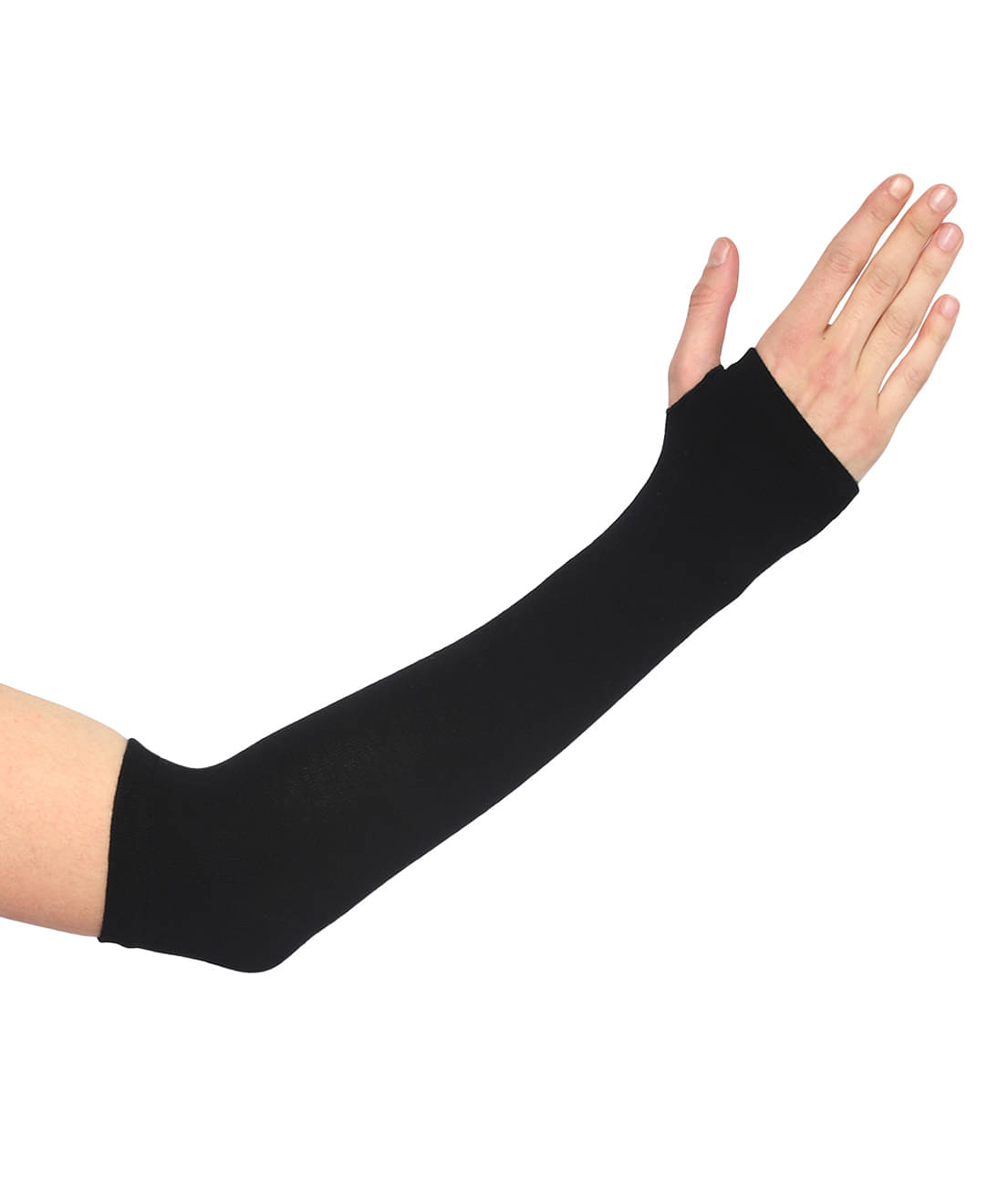     			Mahek Accessories - Black Solid Riding Sleeves ( Single Set )