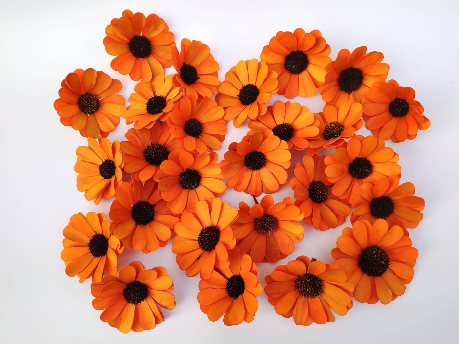 Fab n Style - Orange Sunflower Artificial Flower ( Pack of 1 )