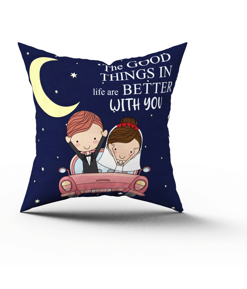     			Ros - Multicolor Polyester Gifting Printed Cushion