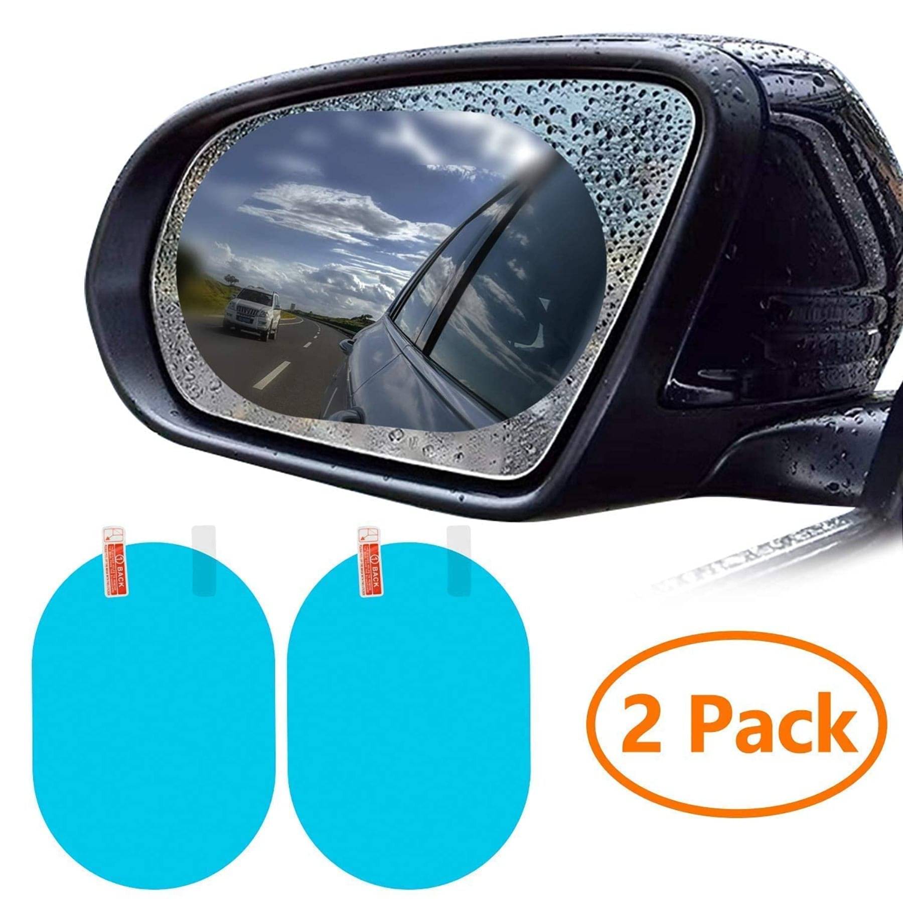    			Anti Fog Anti Scratch Anti Mist Rainproof Waterproof HD Mirror Film Clear Protective Sticker For Car