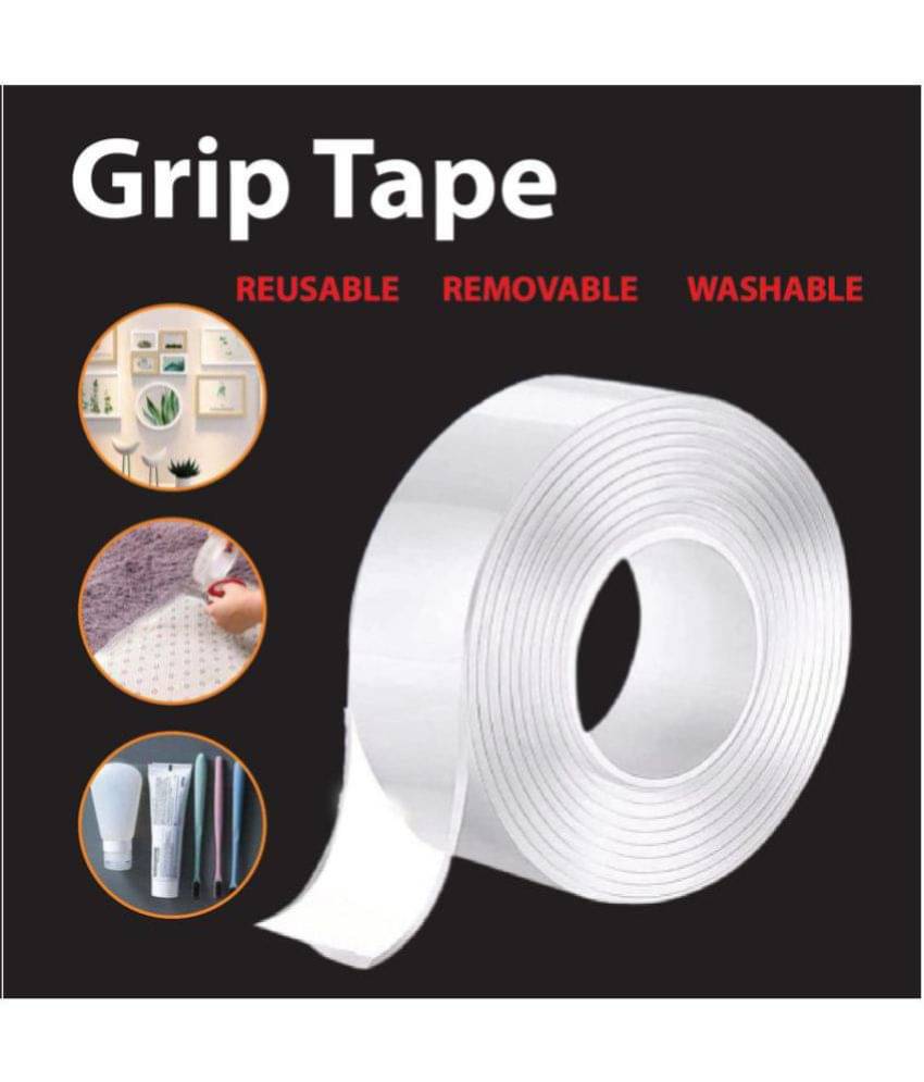 threads enterprise - White Double Sided Nano Tape ( Pack of 1 ) threads enterprise - White Double Sided Nano Tape ( Pack of 1 )