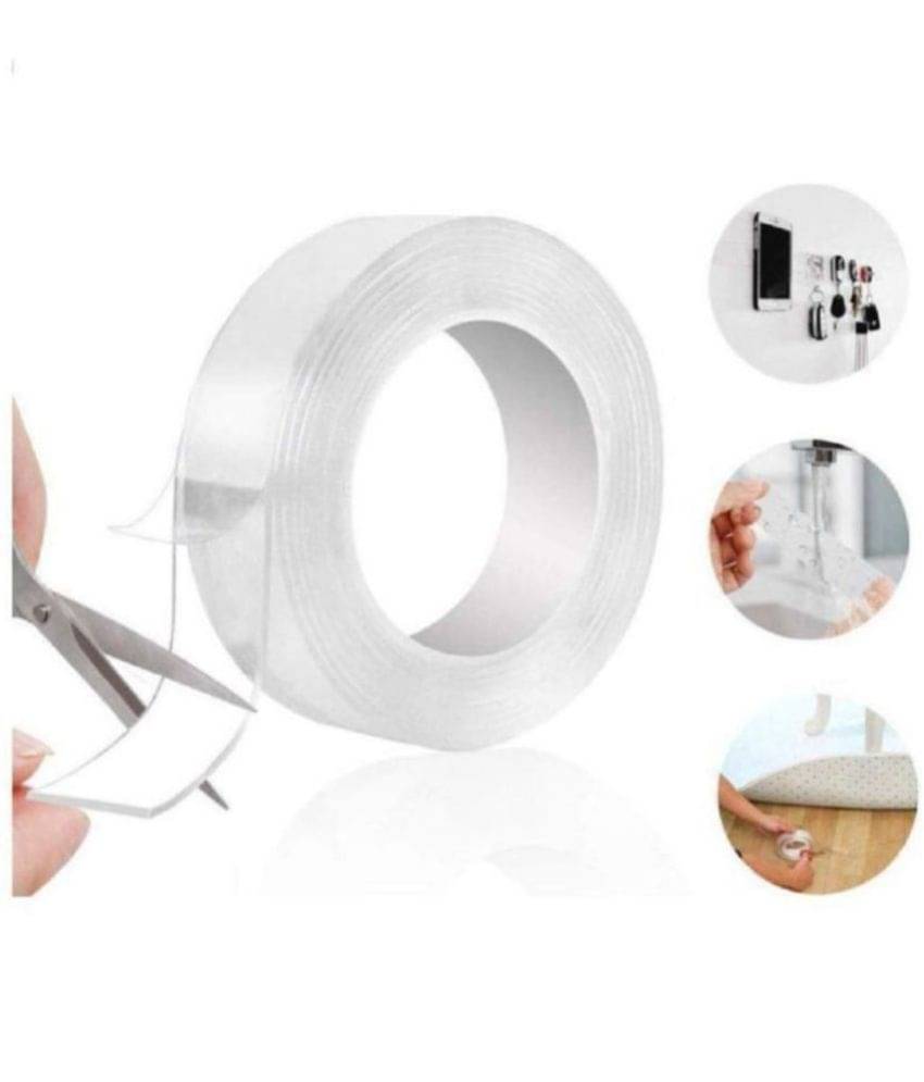 threads enterprise - White Double Sided Nano Tape ( Pack of 1 ) threads enterprise - White Double Sided Nano Tape ( Pack of 1 )