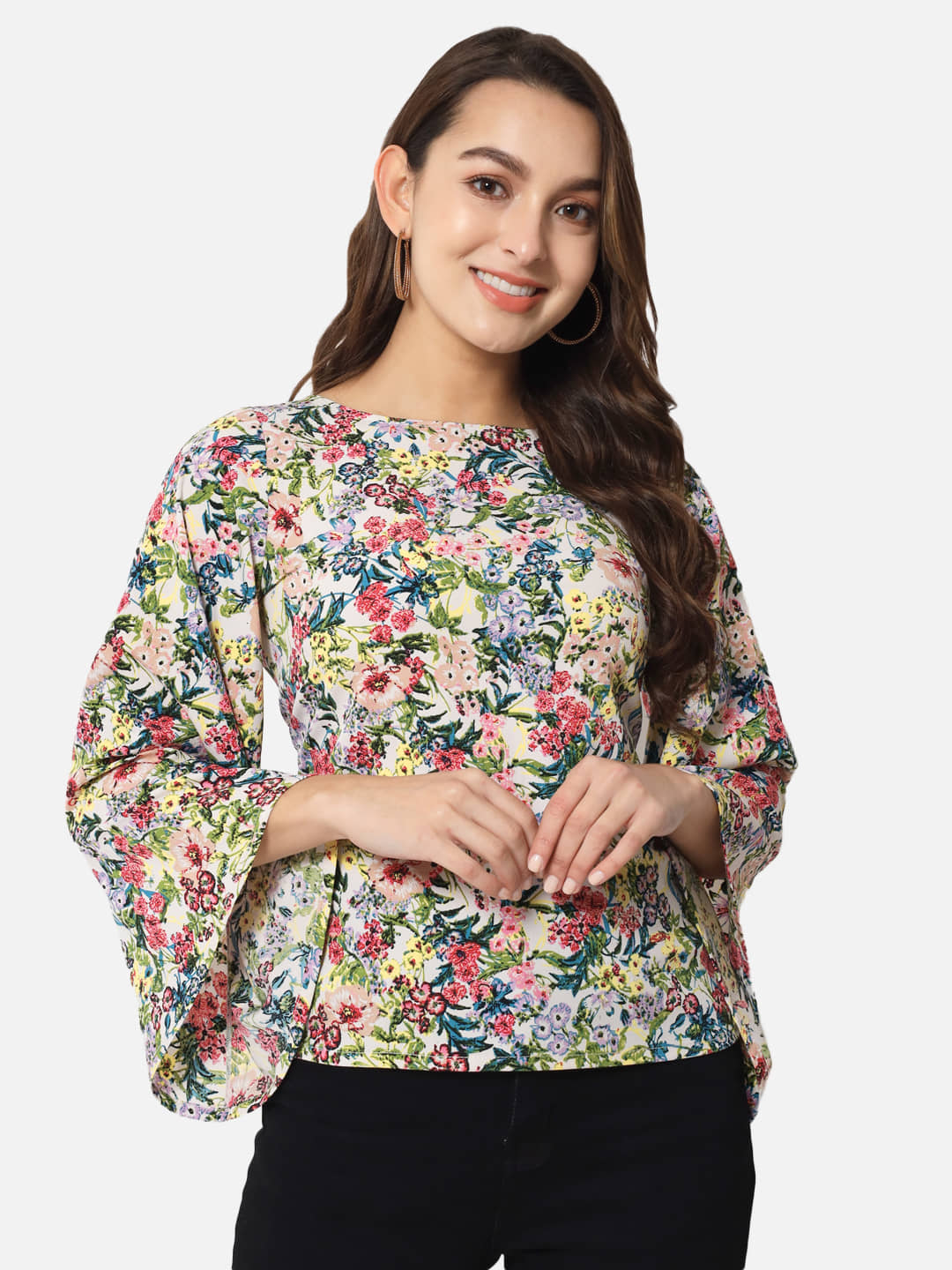 ALL WAYS YOU Women's Polyester Regular Top ( Multi Color )