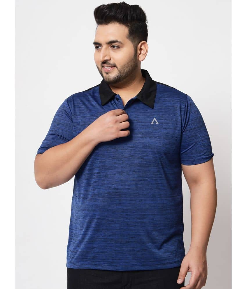 AUSTIVO - Sky Blue Polyester Regular Fit Men's Sports Polo T-Shirt ( Pack of 1 )