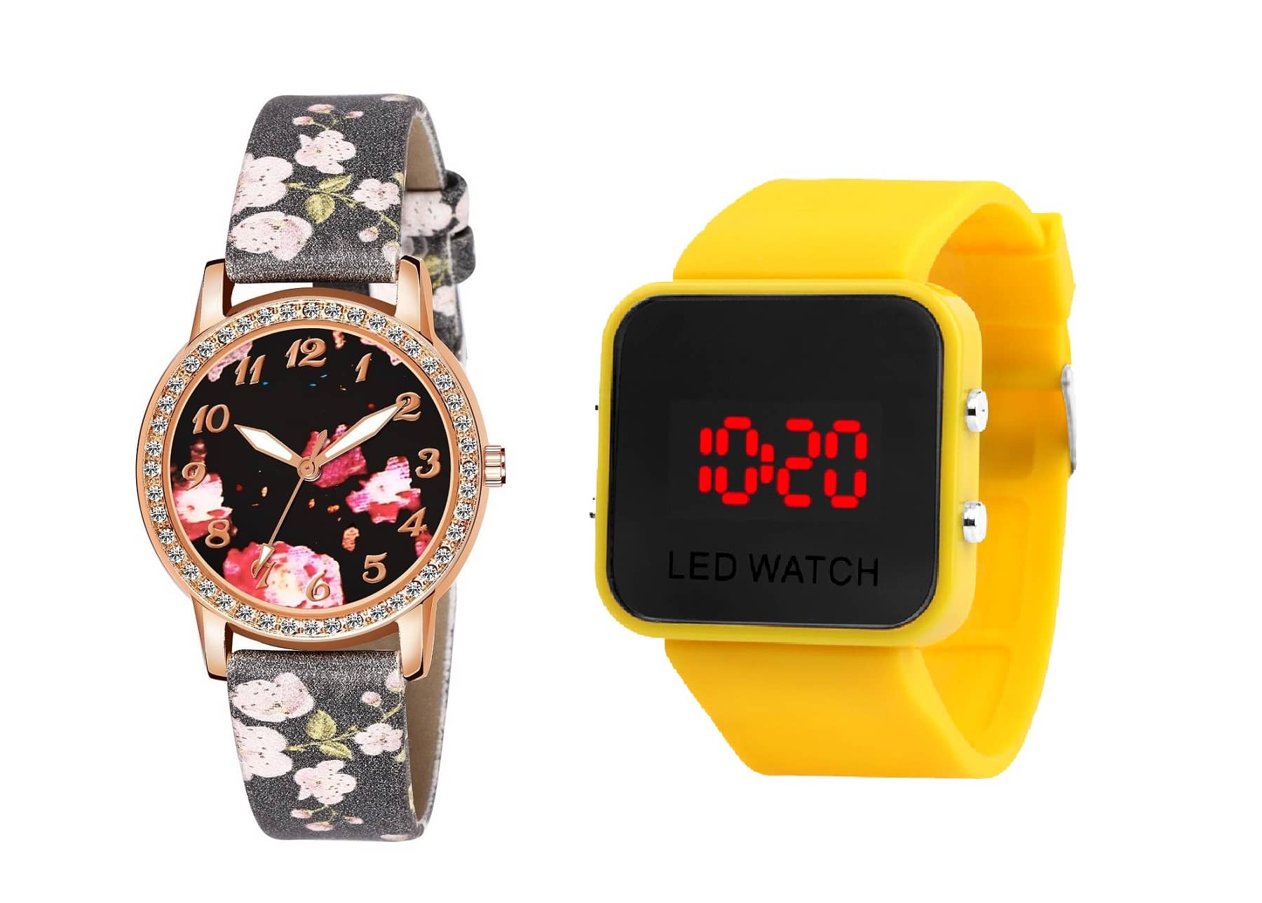 Cosmic - Multicolor Dial Analog-Digital Girls Watch ( Pack Of 2 )