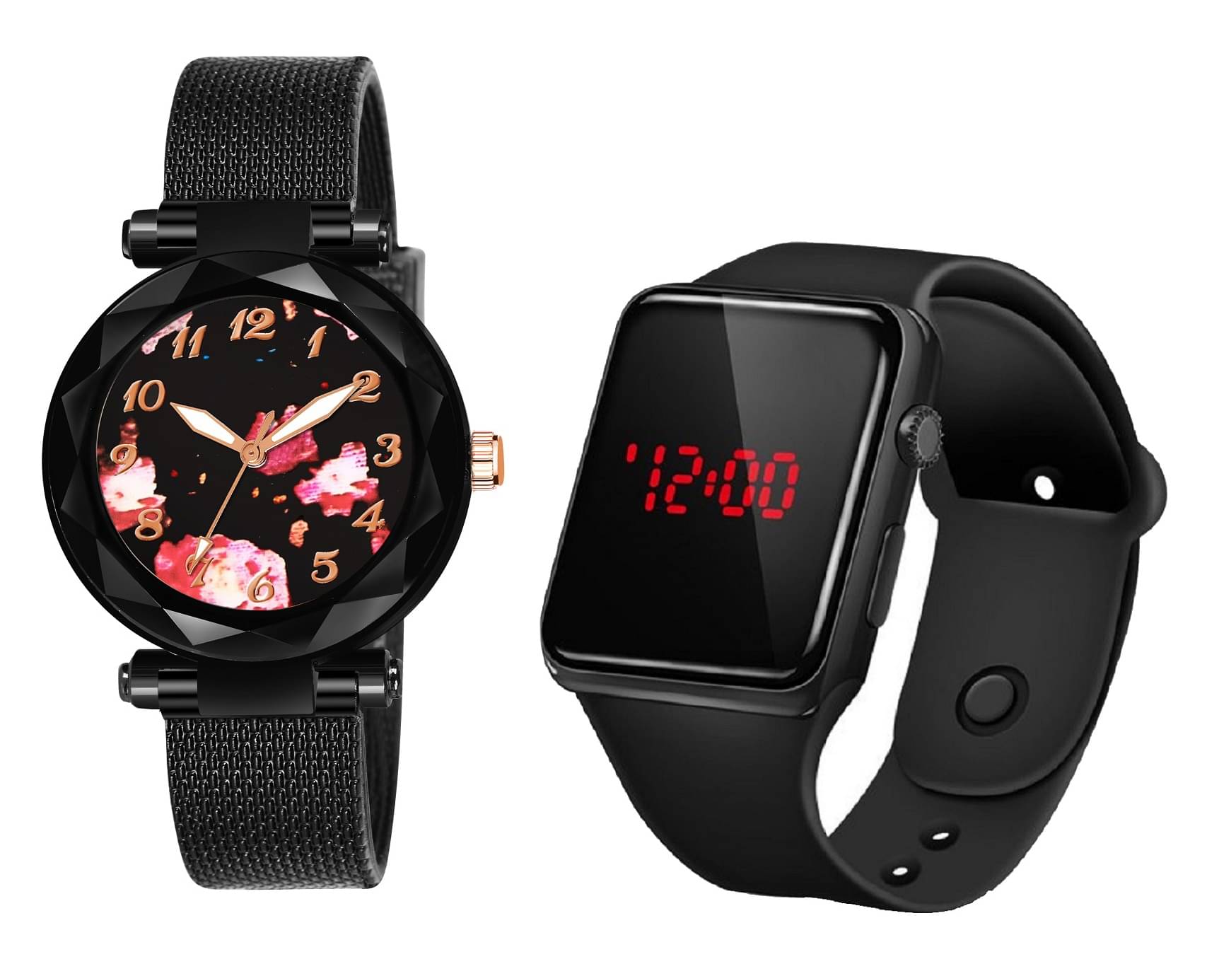 Cosmic - Multicolor Dial Analog-Digital Girls Watch ( Pack Of 2 ) Cosmic - Multicolor Dial Analog-Digital Girls Watch ( Pack Of 2 )