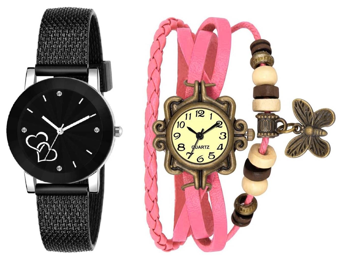    			DECLASSE - Analog Watch Watches Combo For Women and Girls ( Pack of 2 )
