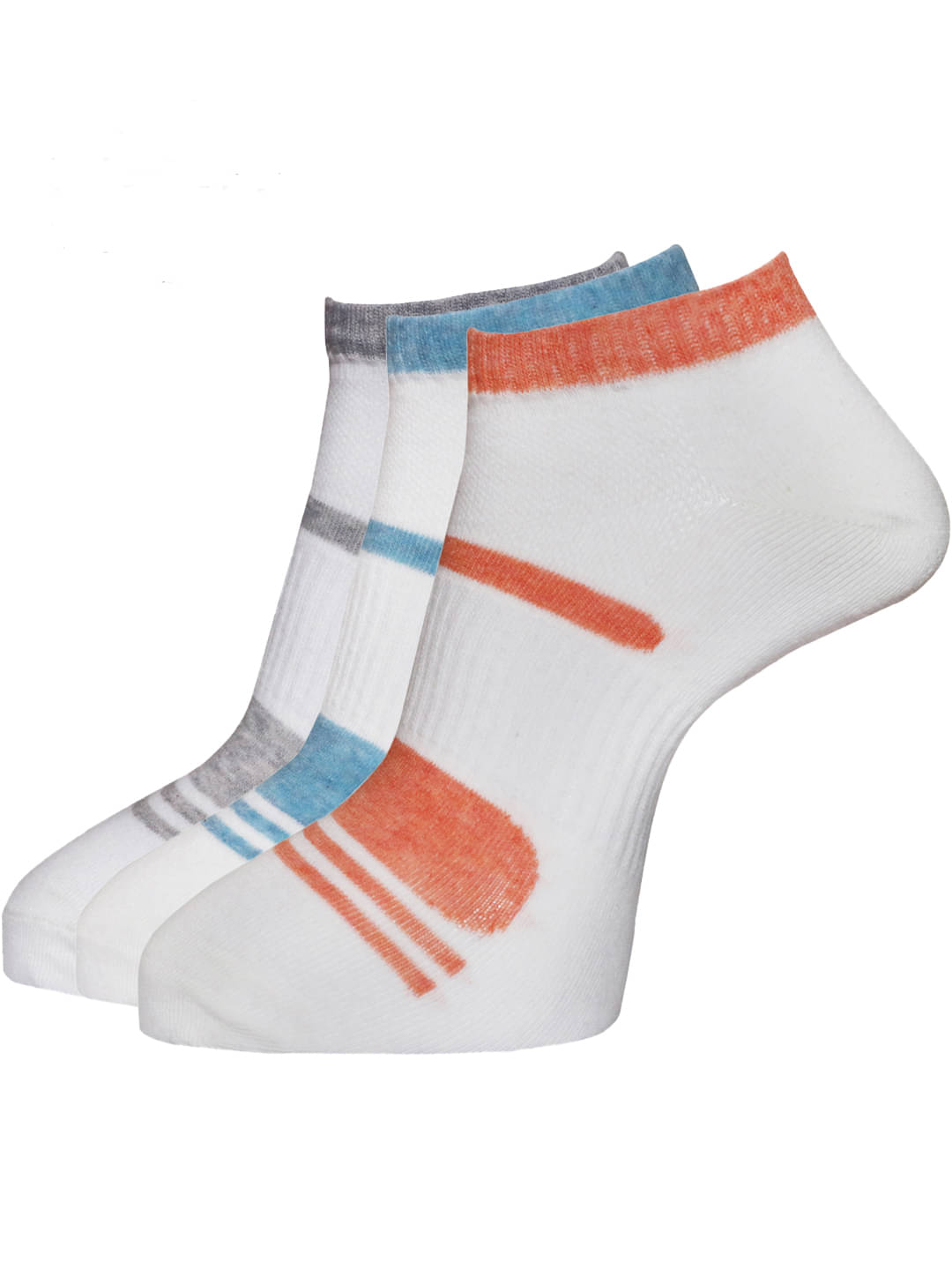     			Dollar - Multicolor Cotton Women's Ankle Length Socks ( Pack of 3 )