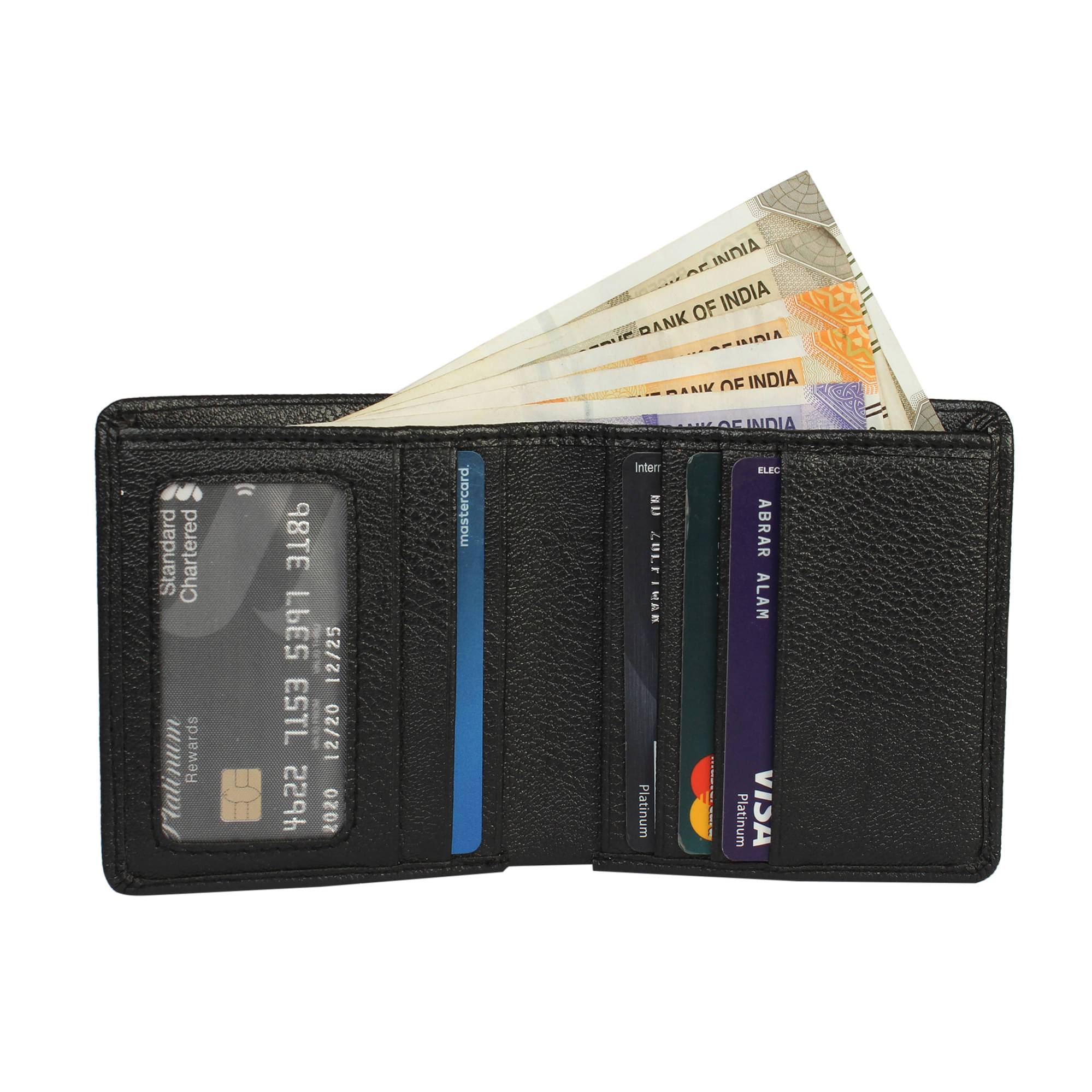     			Hide&Sleek Leather Card Holder ( Pack 1 )
