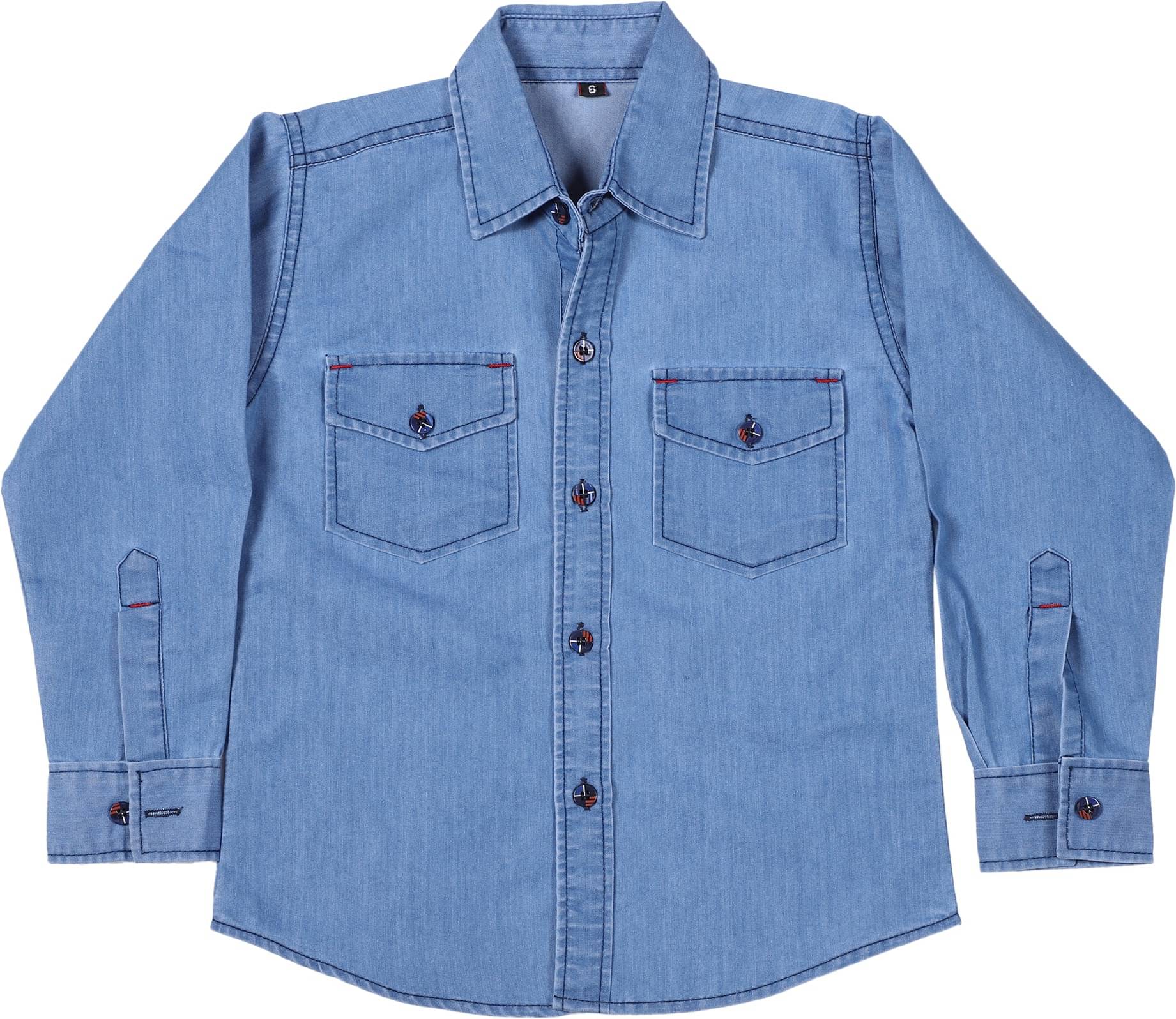 Cremlin Clothing Pack of 1 Boys 100% Cotton Full Sleeves Shirt ( Light Blue ) Cremlin Clothing Pack of 1 Boys 100% Cotton Full Sleeves Shirt ( Light Blue )