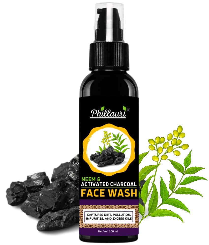 Phillauri Face Wash Acne Control - With Neem & Charcoal Face Wash - 100ml ]