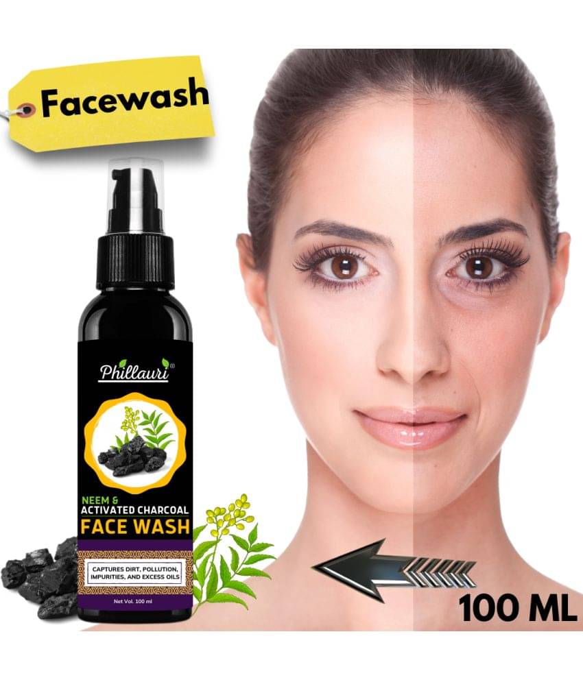     			Phillauri Face Wash Acne Control - With Neem & Charcoal Face Wash - 100ml ]