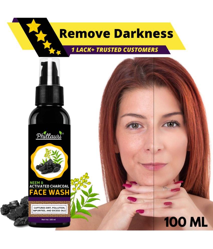     			Phillauri Face Wash Acne Control - With Neem & Charcoal Face Wash - 100ml ]