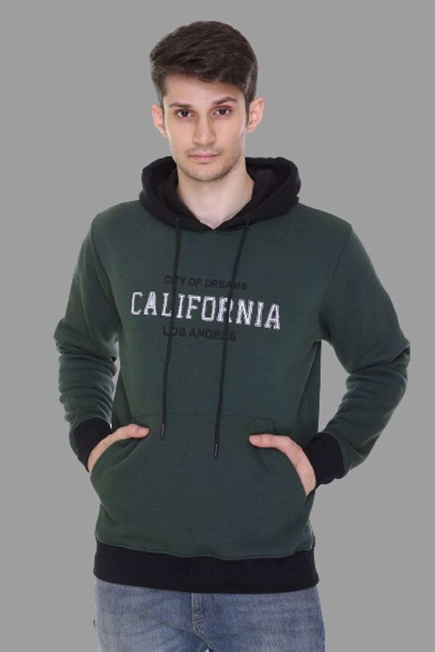 RF RAVES - Green Fleece Regular Fit Men's Sweatshirt ( Pack of 1 ) RF RAVES - Green Fleece Regular Fit Men's Sweatshirt ( Pack of 1 )