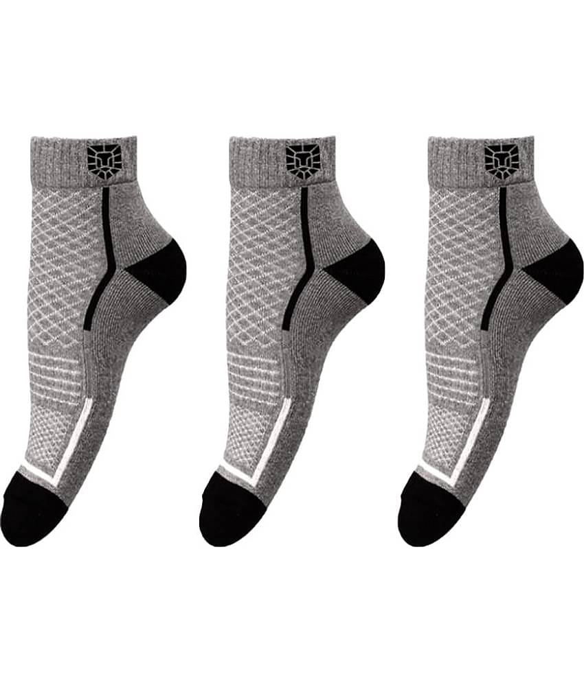 VAMEAR EXCLUSIVE - Cotton Men's Colorblock Multicolor Ankle Length Socks ( Pack of 3 )