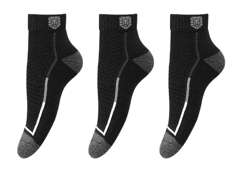 VAMEAR EXCLUSIVE - Cotton Men's Solid Black Ankle Length Socks ( Pack of 3 ) VAMEAR EXCLUSIVE - Cotton Men's Solid Black Ankle Length Socks ( Pack of 3 )