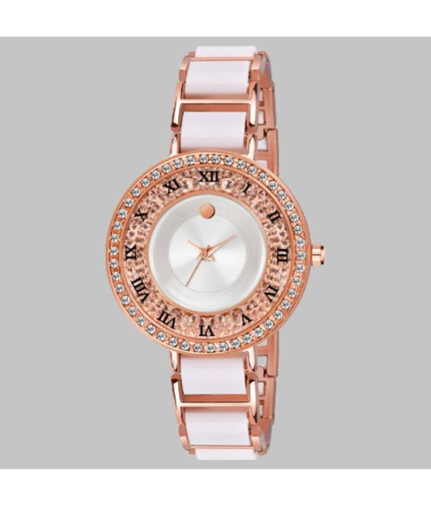 twixy - Rose Gold Metal Analog Womens Watch