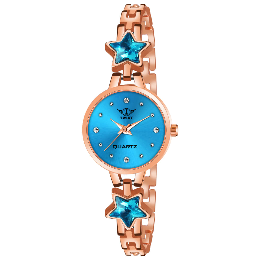 twixy - Rose Gold Metal Analog Womens Watch