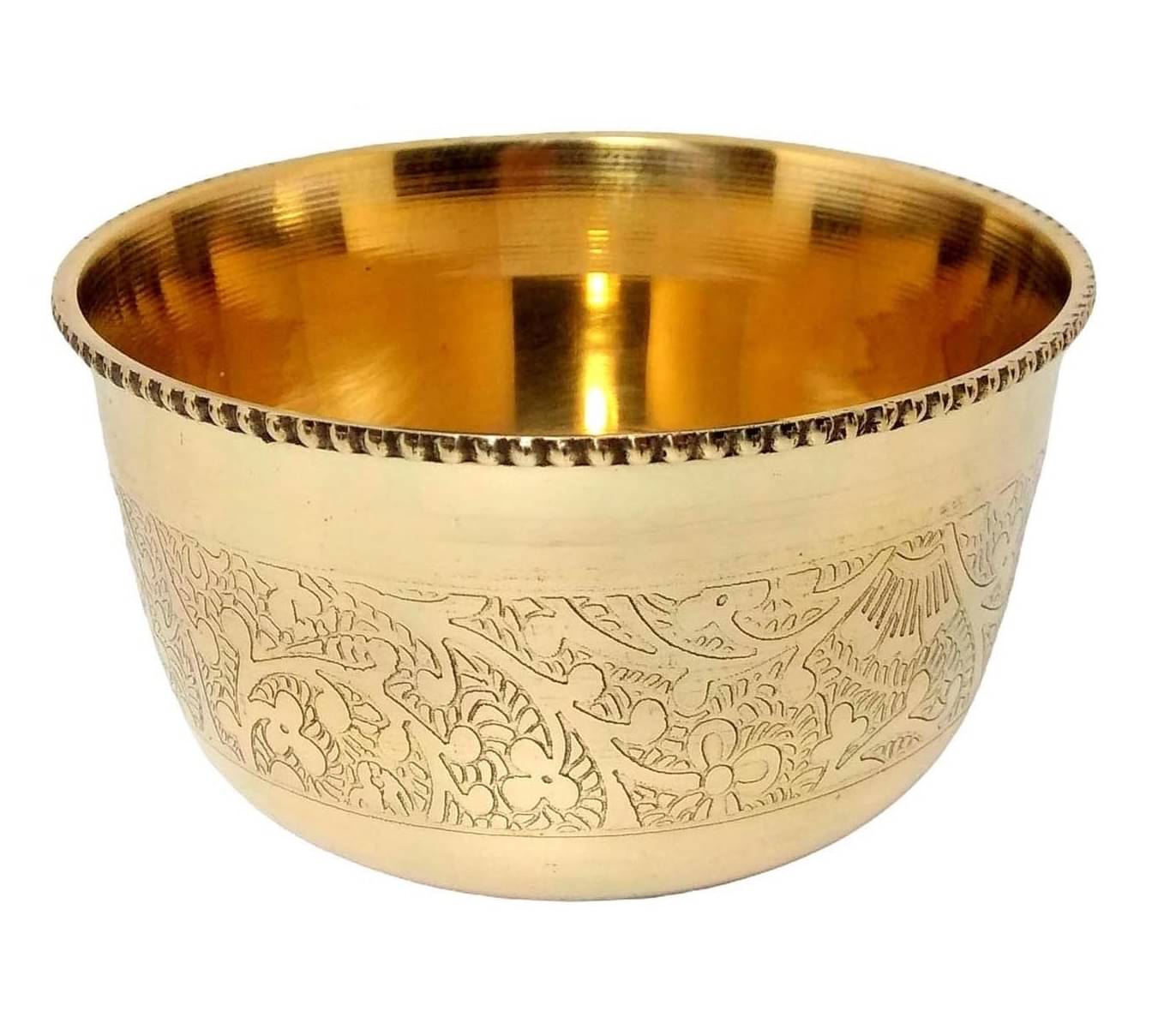 A & H ENTERPRISES Big Size Katori /Sabzi Bowl Brass Cereal Bowl 300 mL ( Set of 1 ) A & H ENTERPRISES Big Size Katori /Sabzi Bowl Brass Cereal Bowl 300 mL ( Set of 1 )