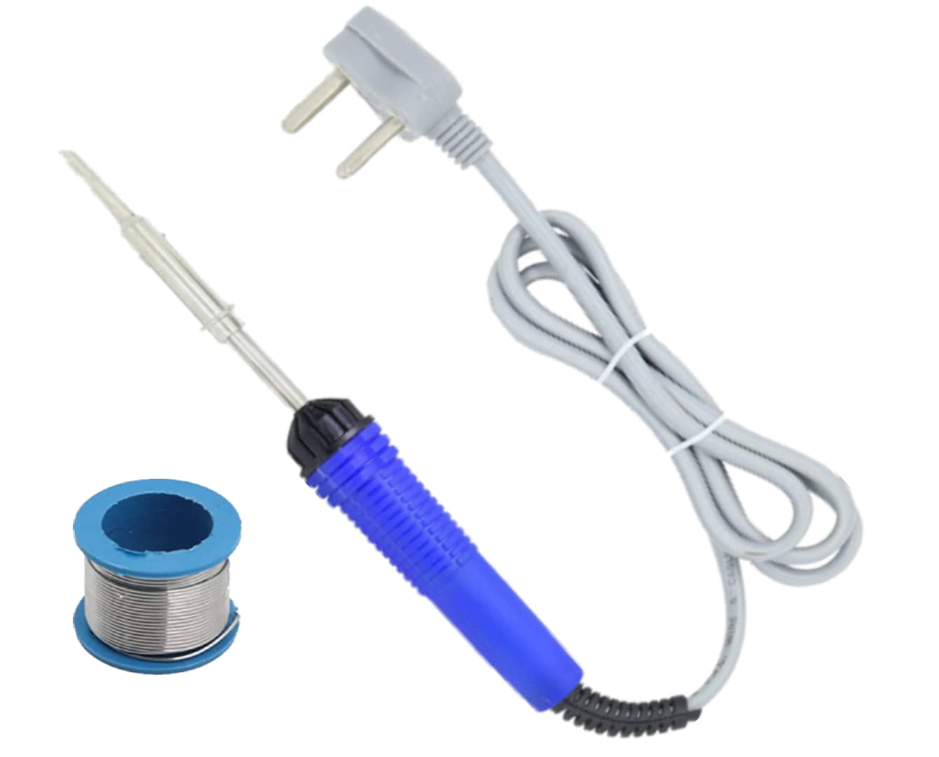 ALDECO: ( 2 in 1 ) Soldering Iron Kit contains- Blue Iron, Wire