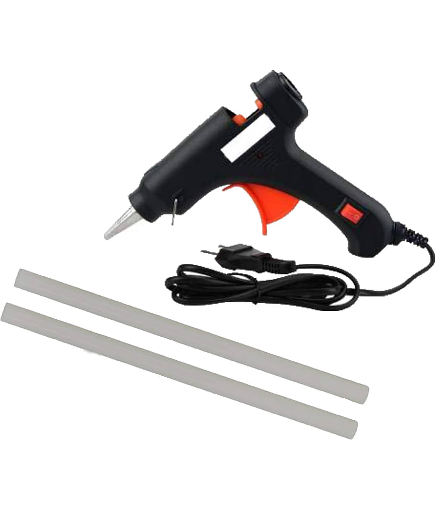 ALDECO: ( 4 in 1 ) Soldering Iron Kit contains- Yellow Iron, Glue Gun, 2 Glue, Stick, Wire