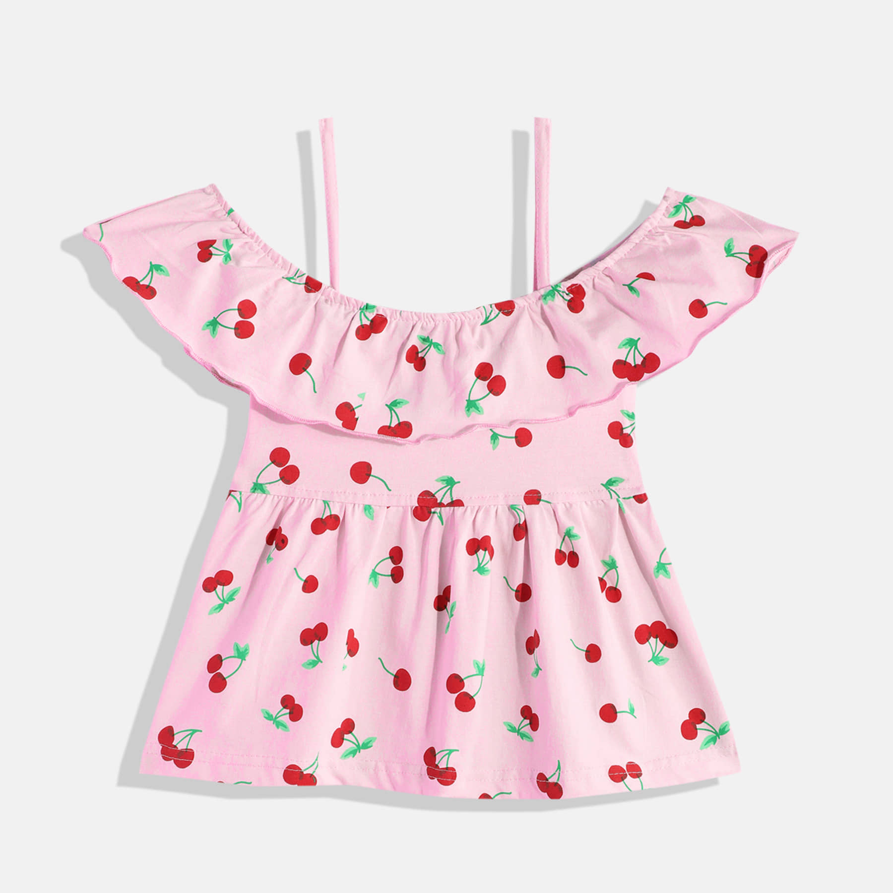 CATCUB Pack of 1 Baby Girls Cotton Frock ( Green )