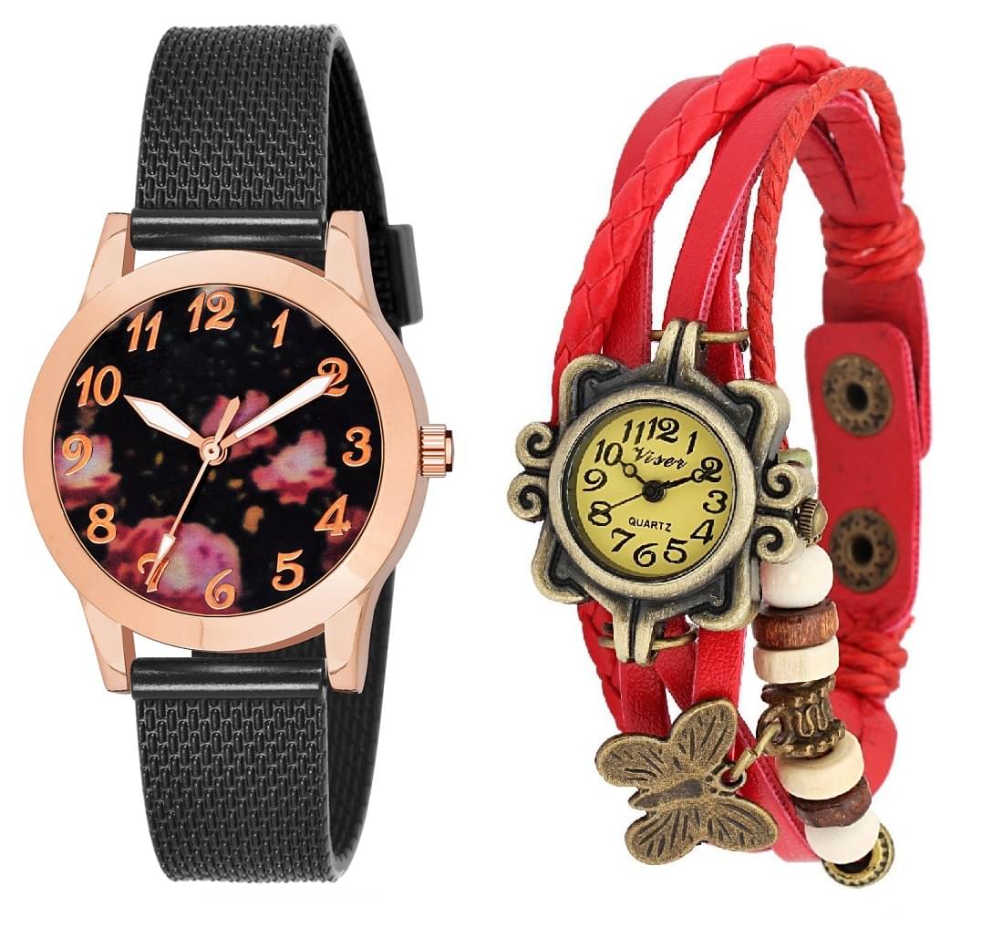     			DECLASSE - Analog Watch Watches Combo For Women and Girls ( Pack of 2 )