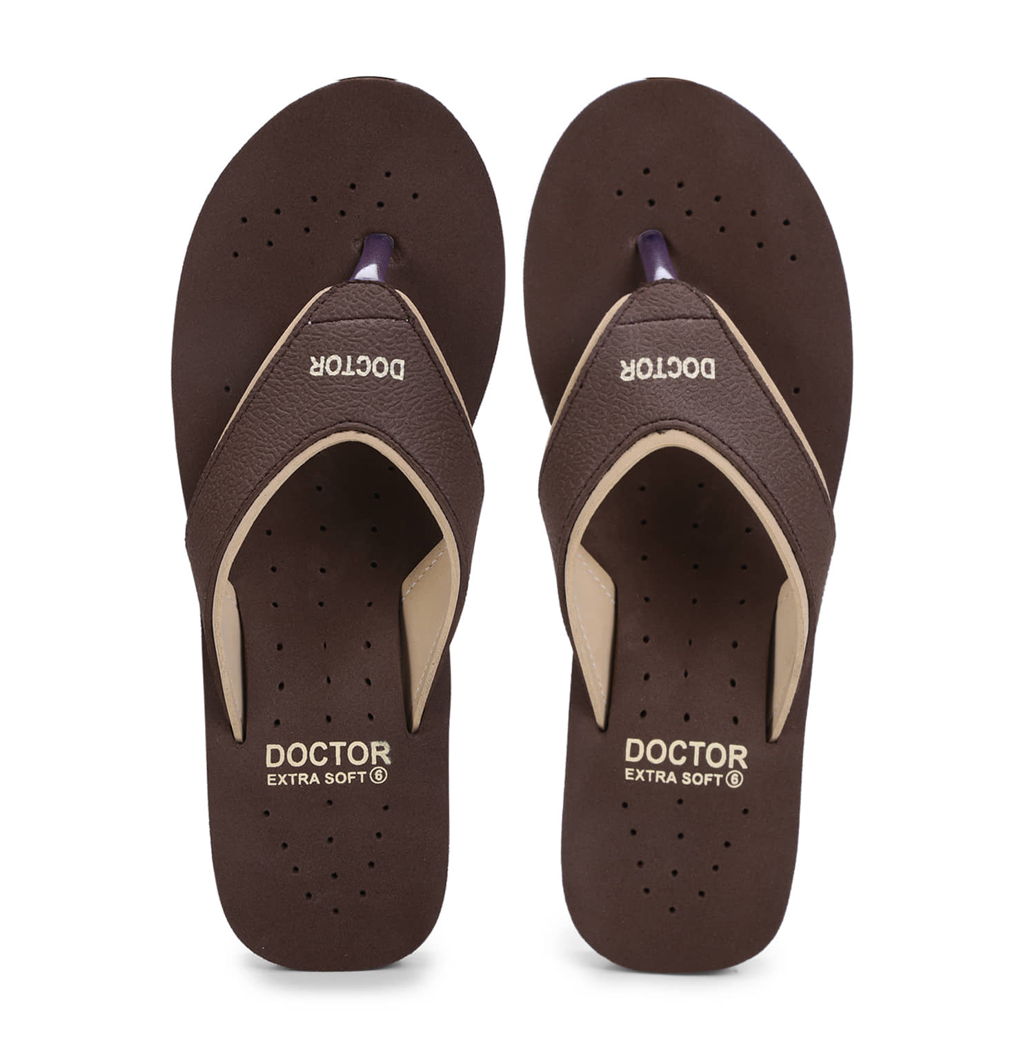 DOCTOR EXTRA SOFT - Black Women's Thong Flip Flop