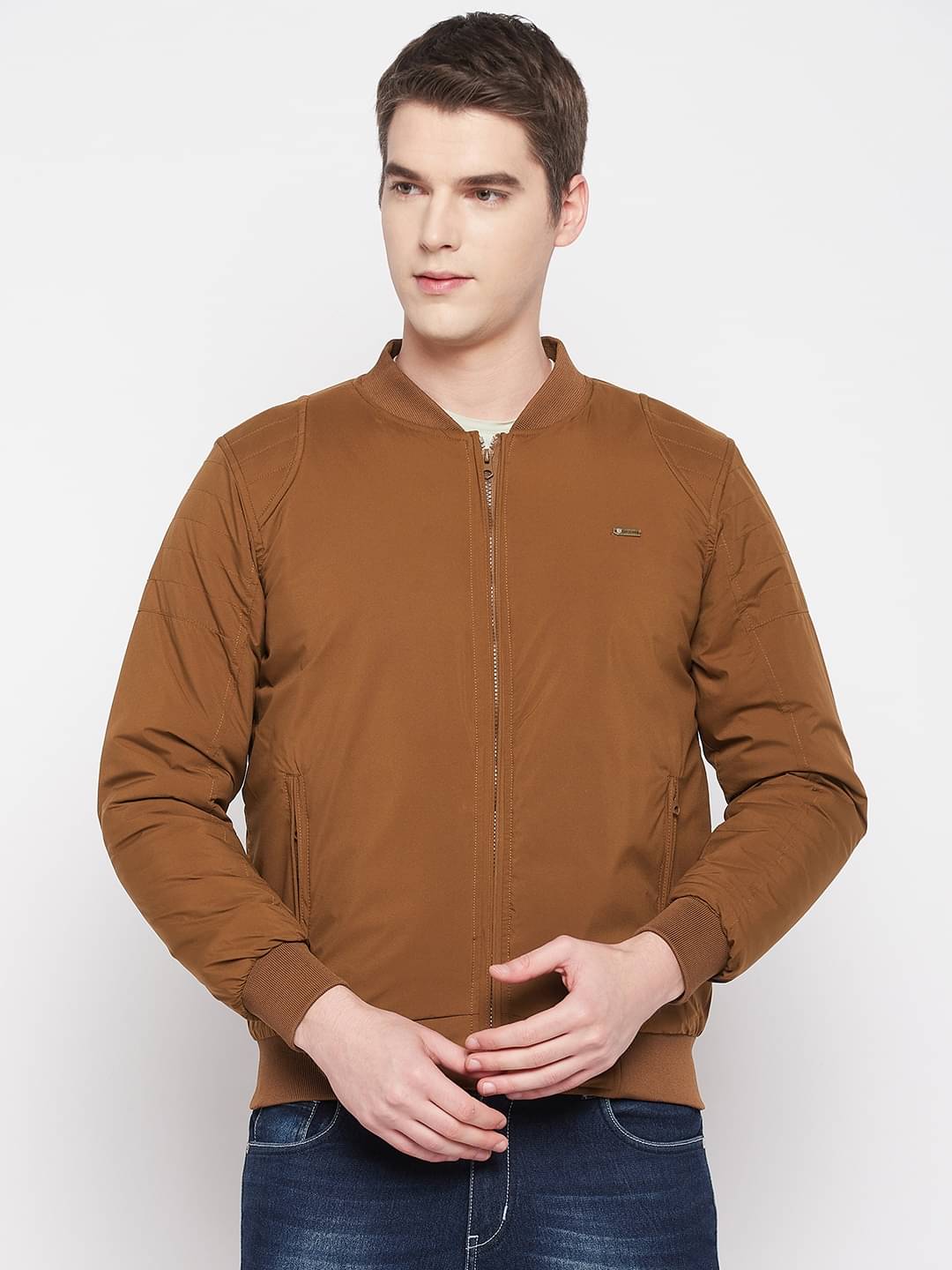 Duke - Brown Polyester Slim Fit Men's Windcheater Jacket ( Pack of 1 ) Duke - Brown Polyester Slim Fit Men's Windcheater Jacket ( Pack of 1 )
