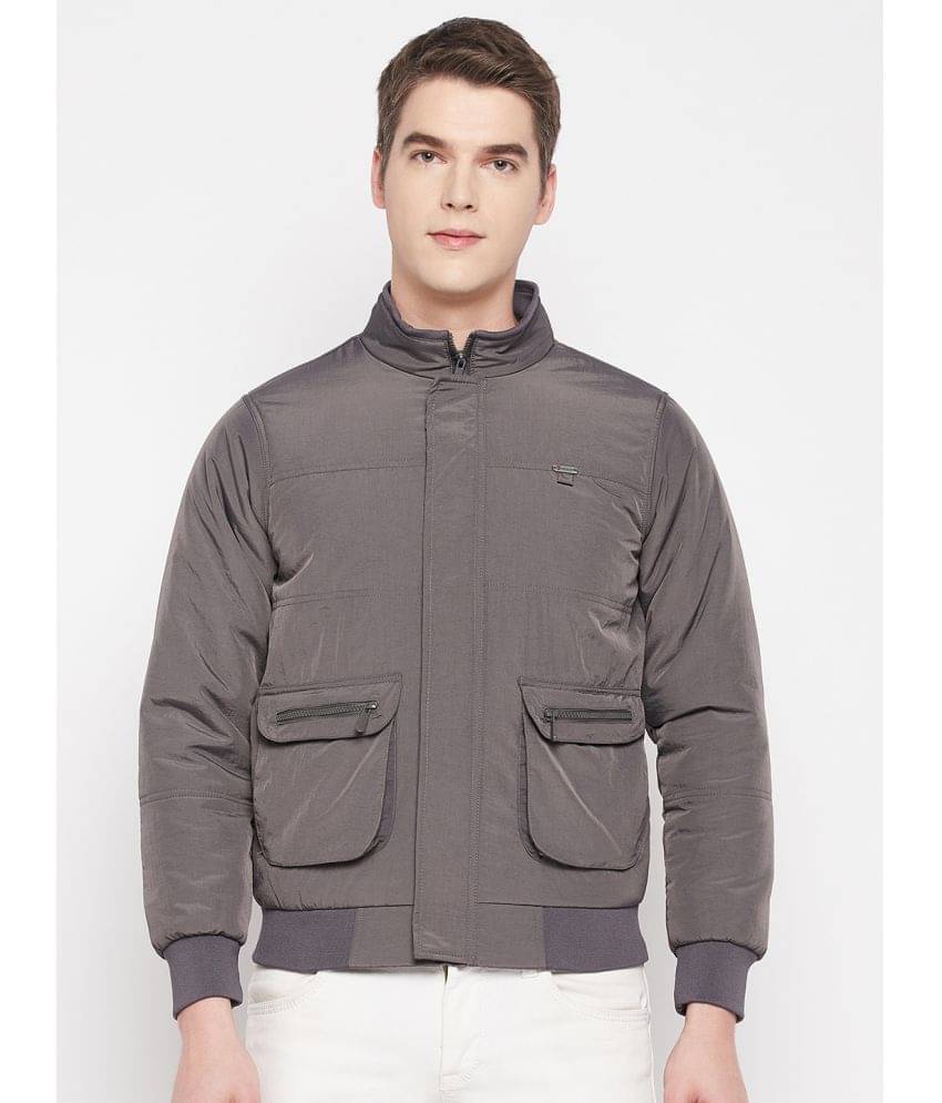 Duke - Grey Polyester Slim Fit Men's Puffer Jacket ( Pack of 1 ) Duke - Grey Polyester Slim Fit Men's Puffer Jacket ( Pack of 1 )