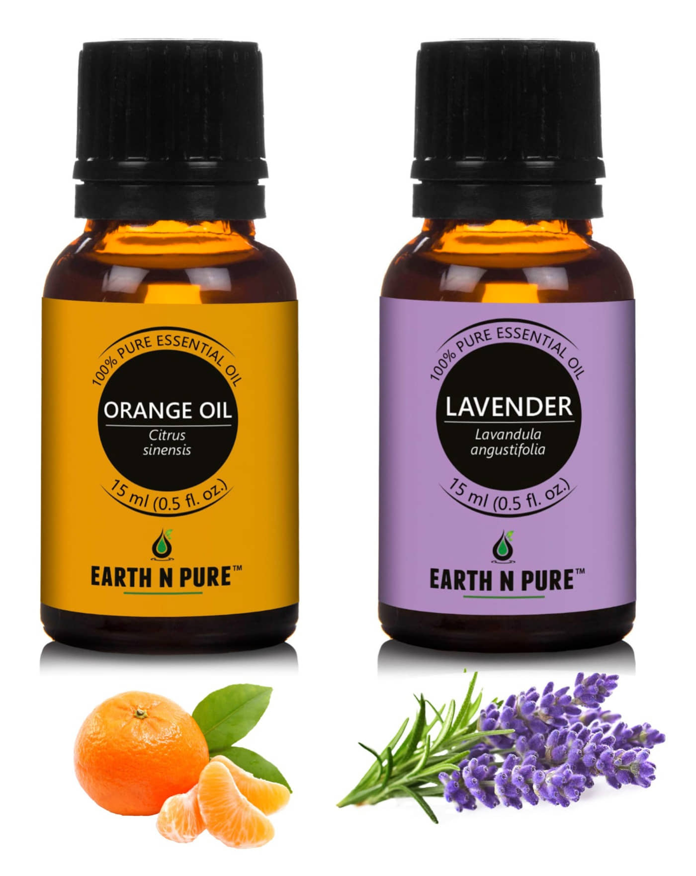 Earth N Pure - Lavender Essential Oil 15 mL ( Pack of 2 )