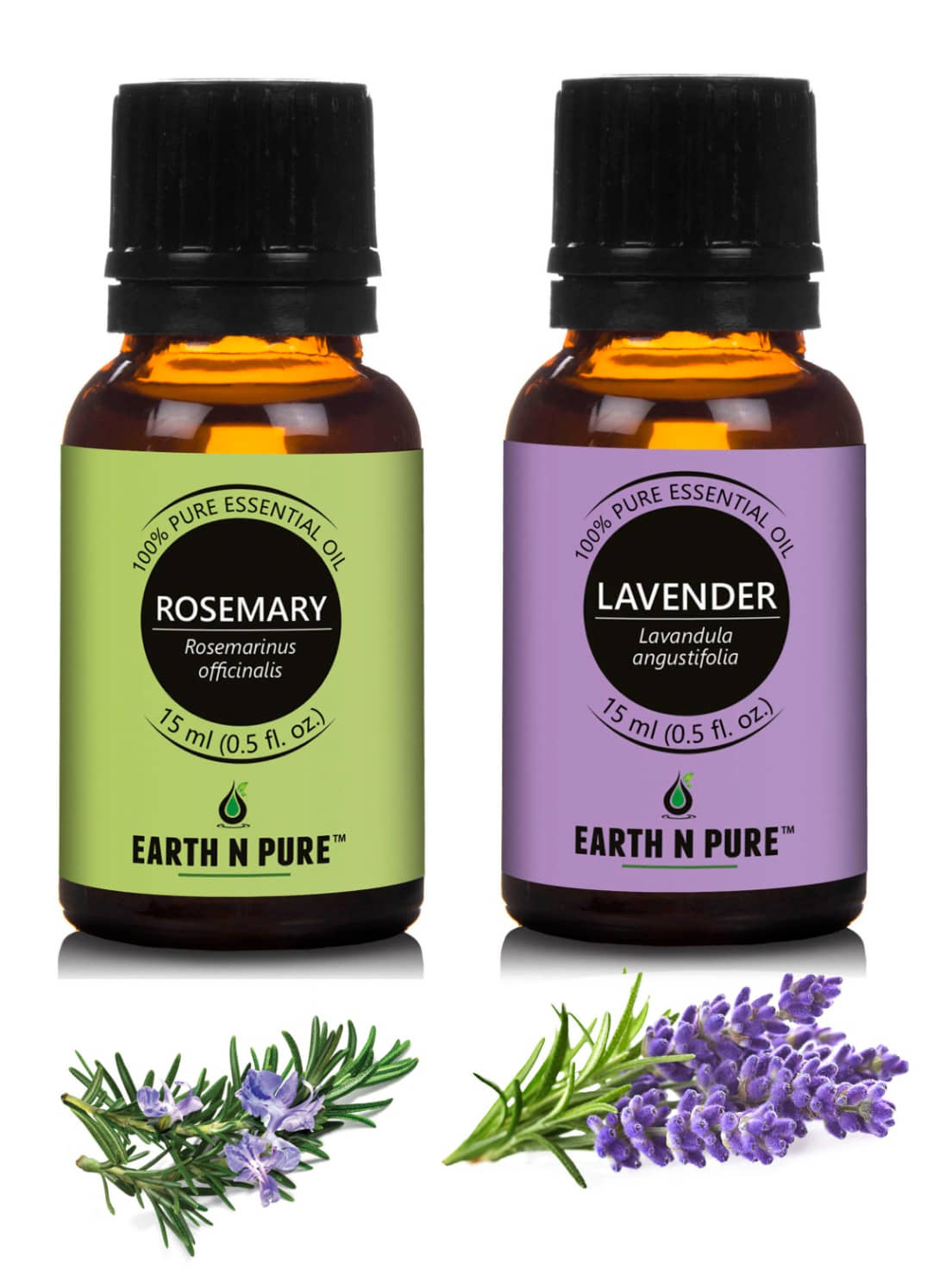 Earth N Pure - Rosemary Essential Oil 15 mL ( Pack of 2 )