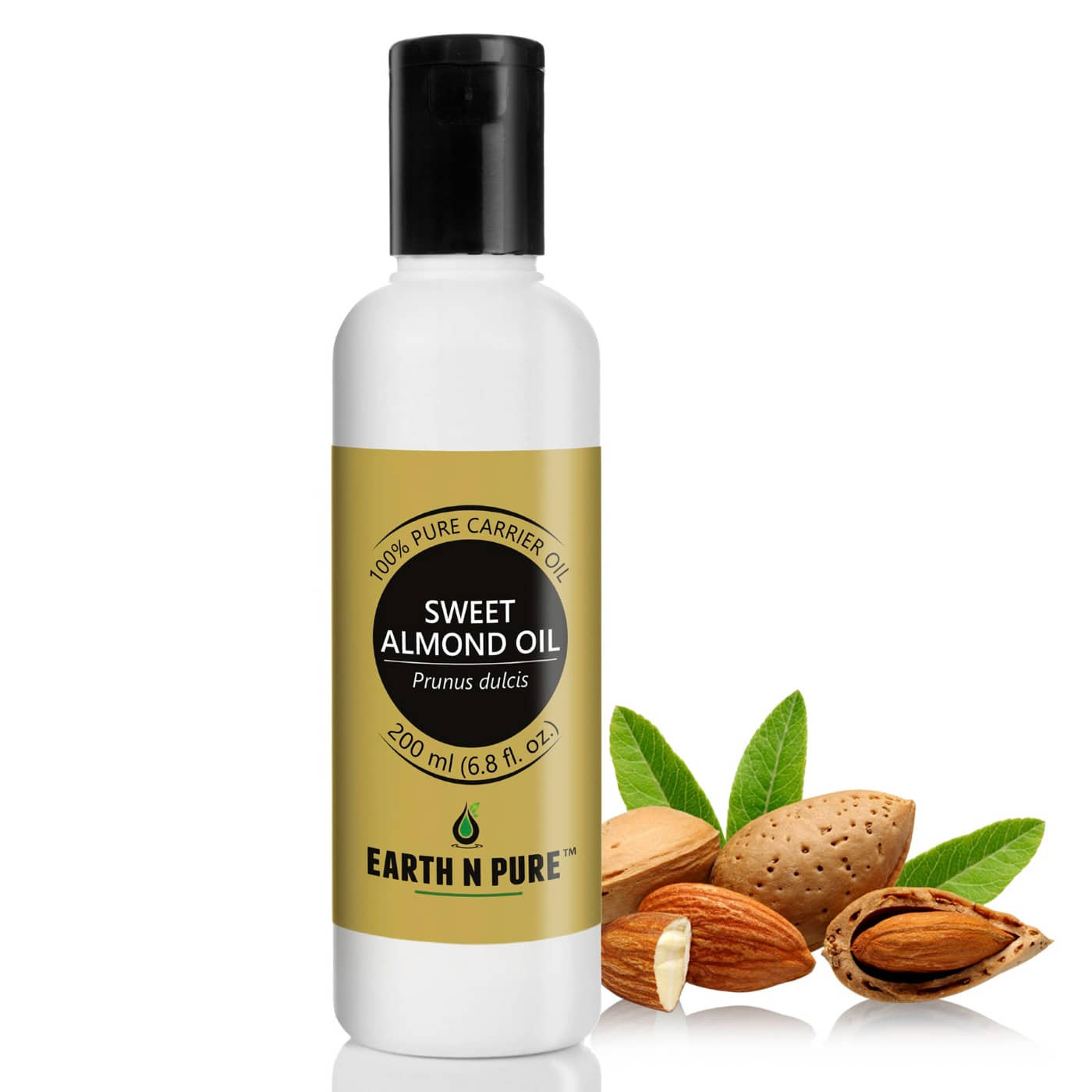 Earth N Pure - Sweet almond Essential Oil 200 mL ( Pack of 1 )
