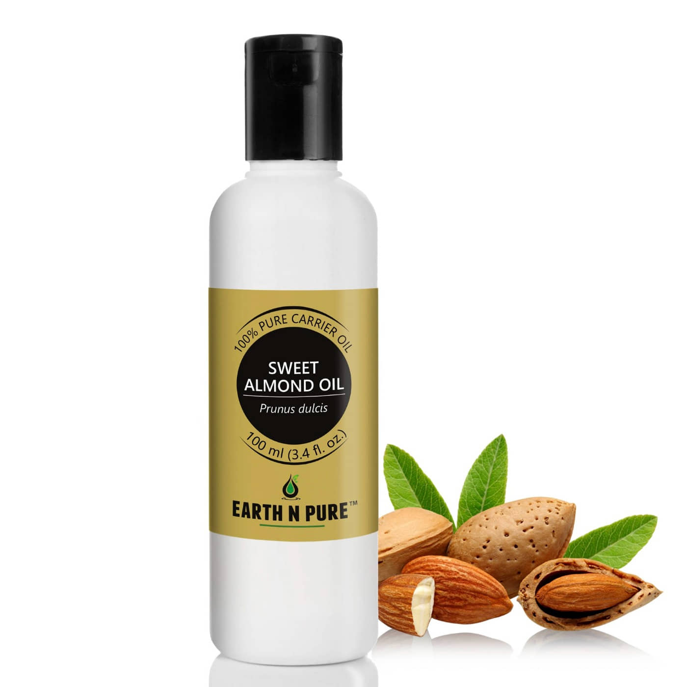 Earth N Pure - Sweet almond Essential Oil 100 mL ( Pack of 1 )