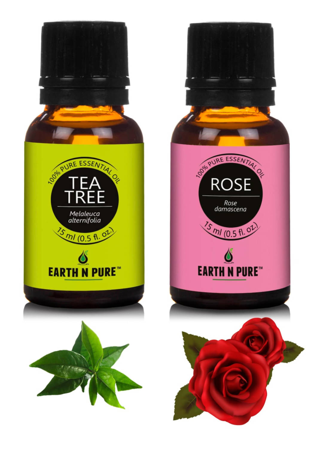 Earth N Pure - Tea Tree Essential Oil 15 mL ( Pack of 2 ) Earth N Pure - Tea Tree Essential Oil 15 mL ( Pack of 2 )